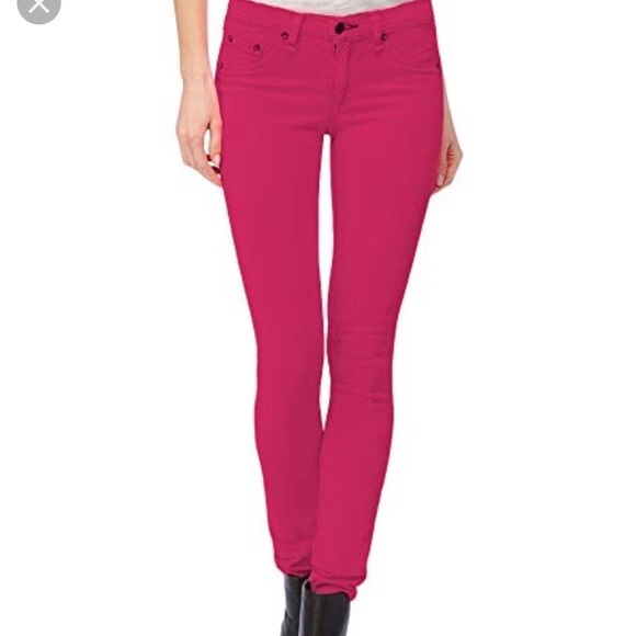 rag & bone Denim - LAST CHANCE Rag & Bone High Rise Skinny Magenta Size 25 063